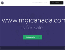 Tablet Screenshot of mgicanada.com